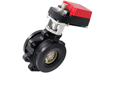 Кран шаровой Ду100 с регулирующим приводом CFEBV-DN100